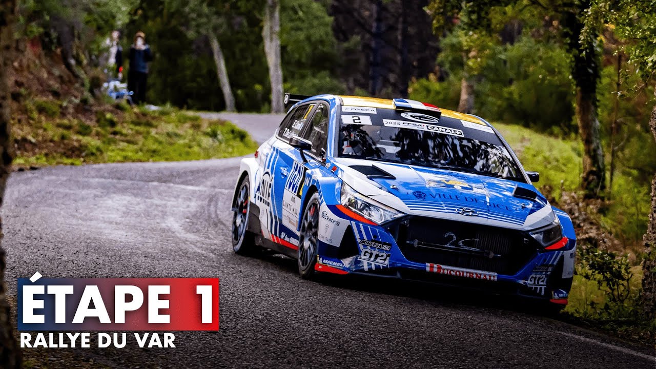 🎥 Les plus belles images de la première étape au Rallye du Var !