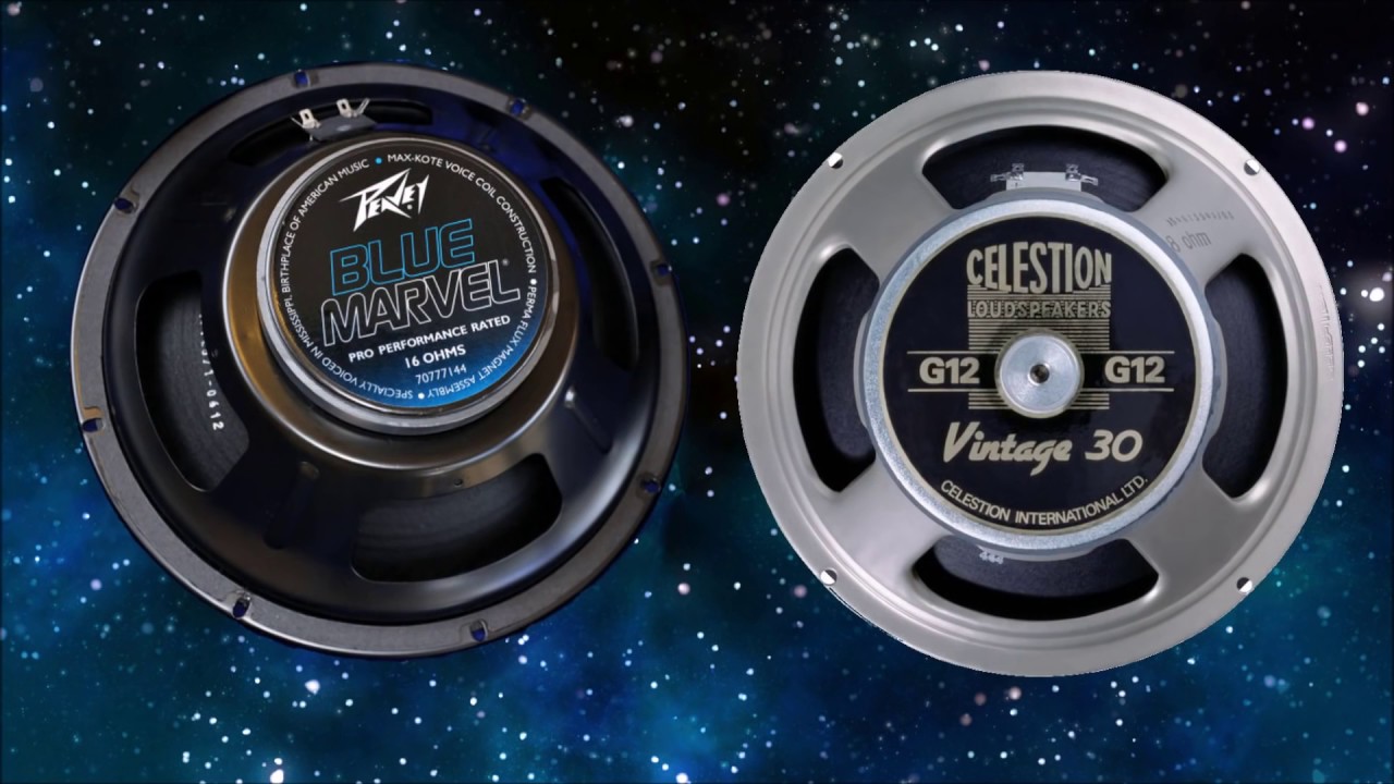 Peavey Blue Marvel vs. Celestion Vintage 30