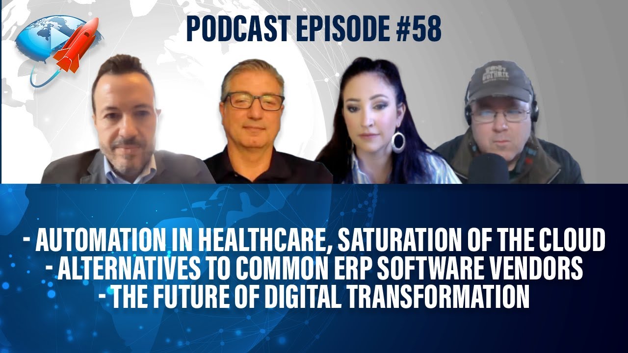 Podcast Ep58: Saturation of the Cloud, Common ERP Alternatives, The Future of Digital Transformation