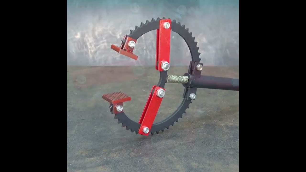 How to make CLAMP with chains sprocket #clam #toolsandequipment #tools #toolsideas #diy