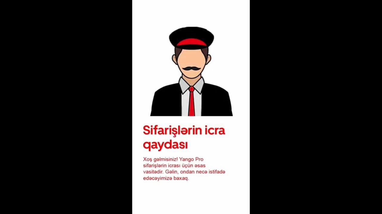 Yango Pro sürücü sifarişlərin icrası qaydası