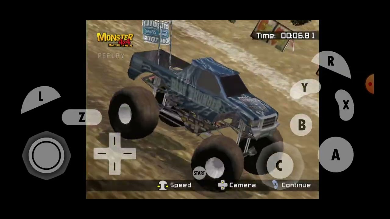 2003 Monster 4x4 Masters of Destruction Nintendo Cube Title 