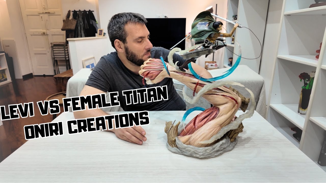 Levi vs Female Titan (Oniri Créations) | UNBOXING e MONTAGGIO