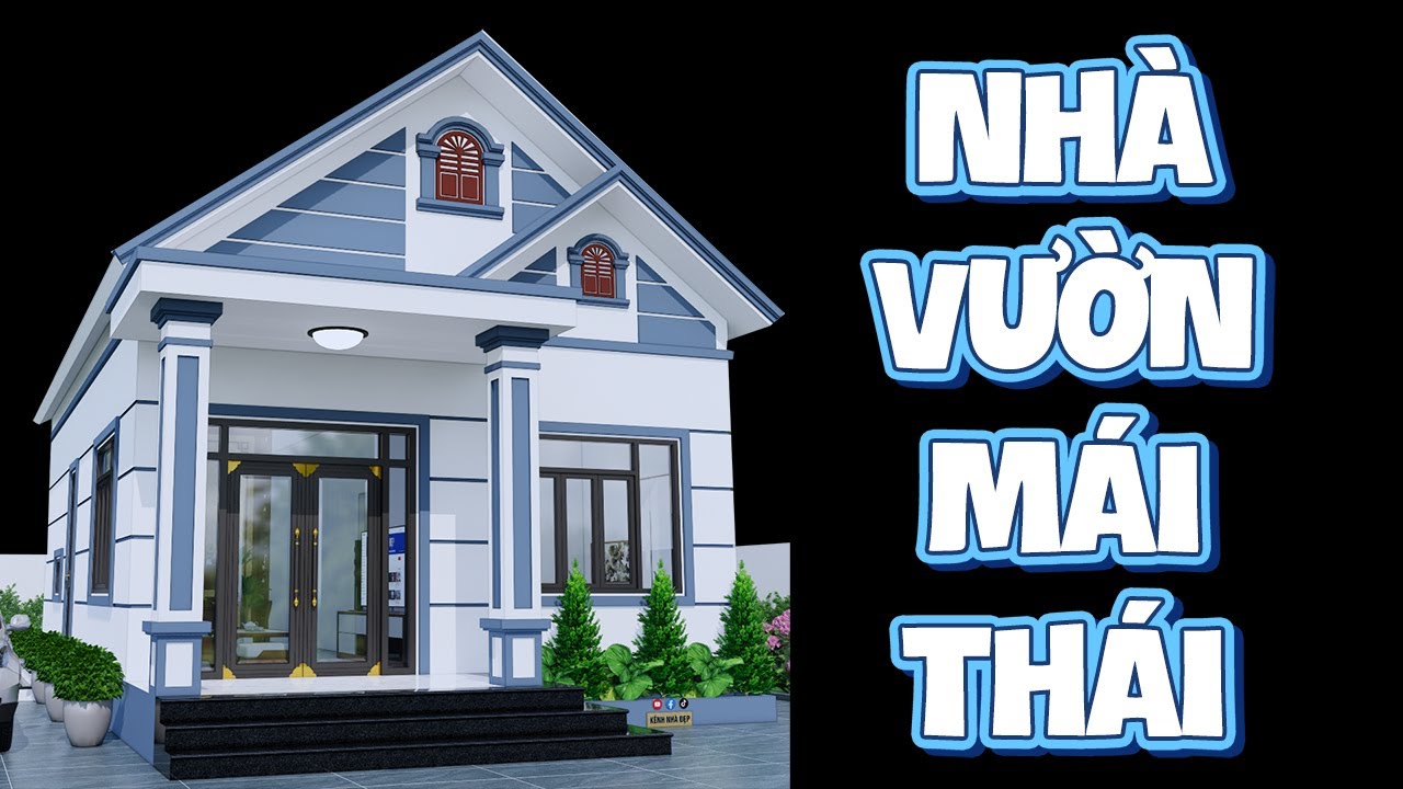 NHÀ CẤP 4 MÁI THÁI NÔNG THÔN DIỆN TÍCH NHỎ 2026 | 3 PHÒNG NGỦ