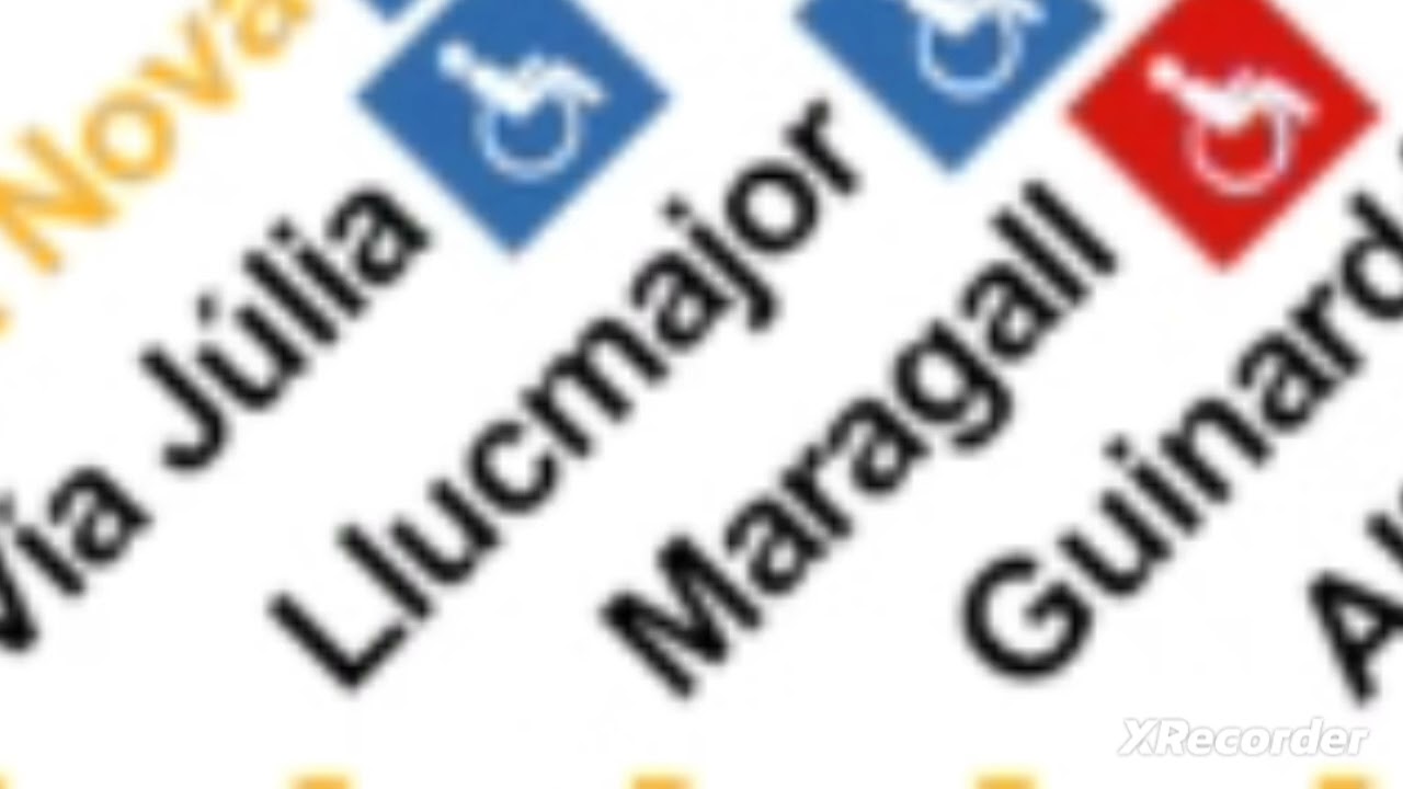 Megafonia L4 Maragall Repetició Megafonia Parada Direcció La Pau 2x Metro de Barcelona 2026