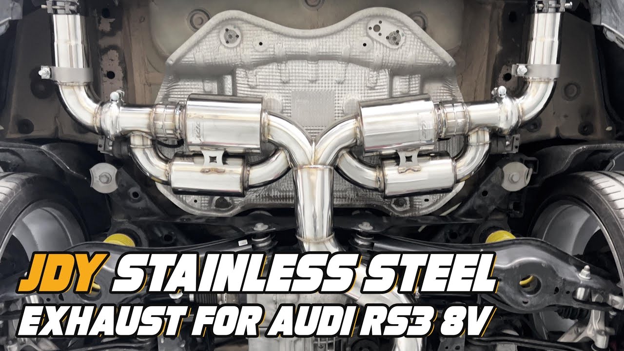 JDY 2.5TFSI RS3/TTRS Racing Stainless Steel Catback Exhaust Explained In 3 Minutes