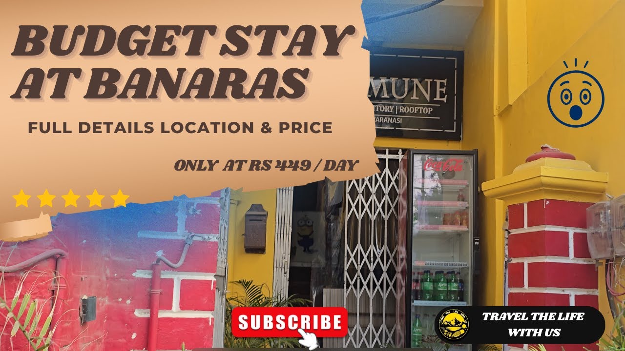 📍 VARANASI में सबसे BEST Budget Stay |The Commune Hostel | ₹450 से शुरू 🏨 #travelthelifewithus #vlog