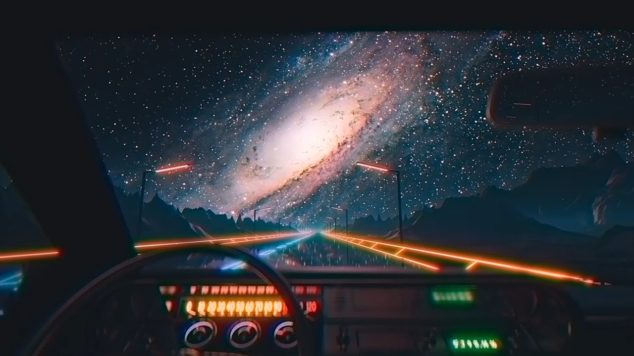 ＤＲＩＶＩＮＧ ＴＯ ＳＰＡＣＥ - 1 Hour Chill Lo-fi Hip Hop (4K)