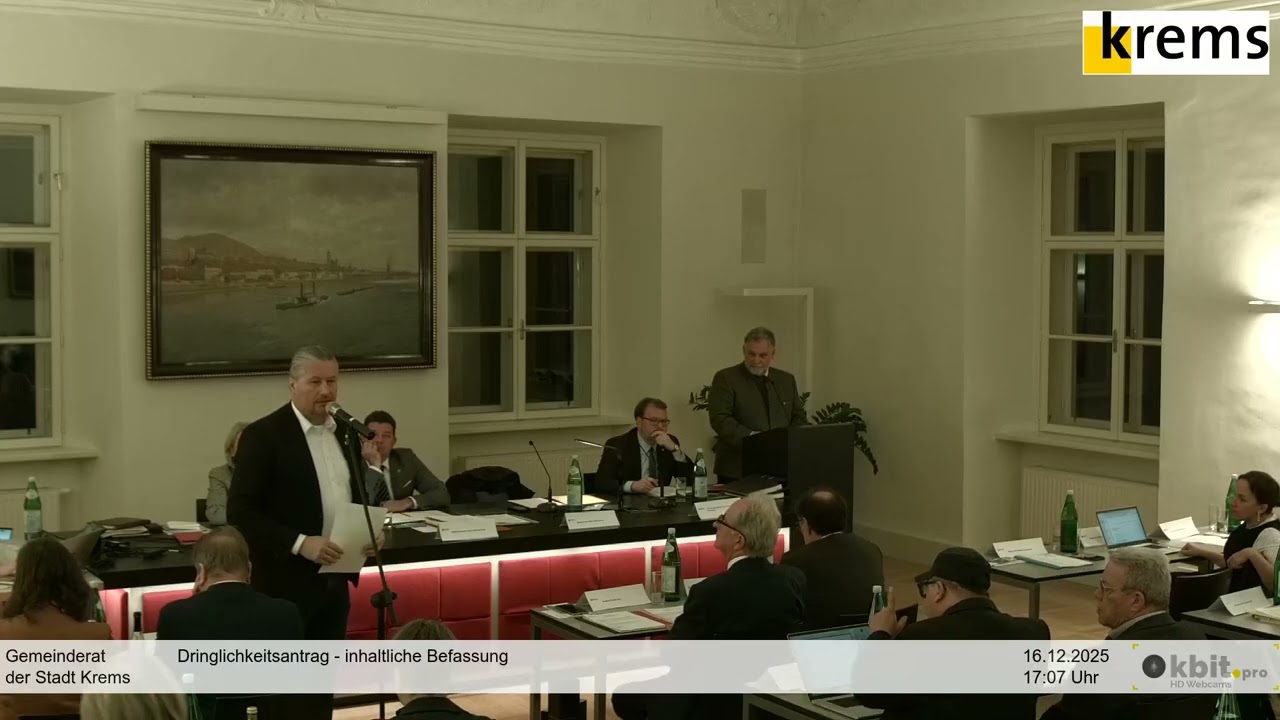 Gemeinderatssitzung 16.12.2025