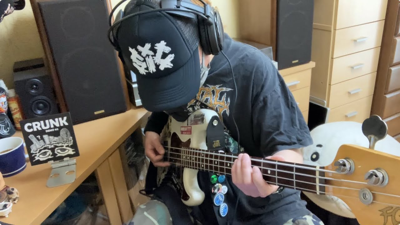 【弾いてみたをやってみた】CRUNK / Rebuild (2022)【bass cover】