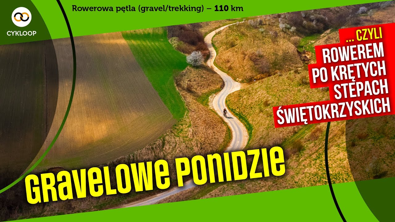 Gravelowe Ponidzie – rowerowa pętla Doliną Nidy (gravel/trekking) – 110 km