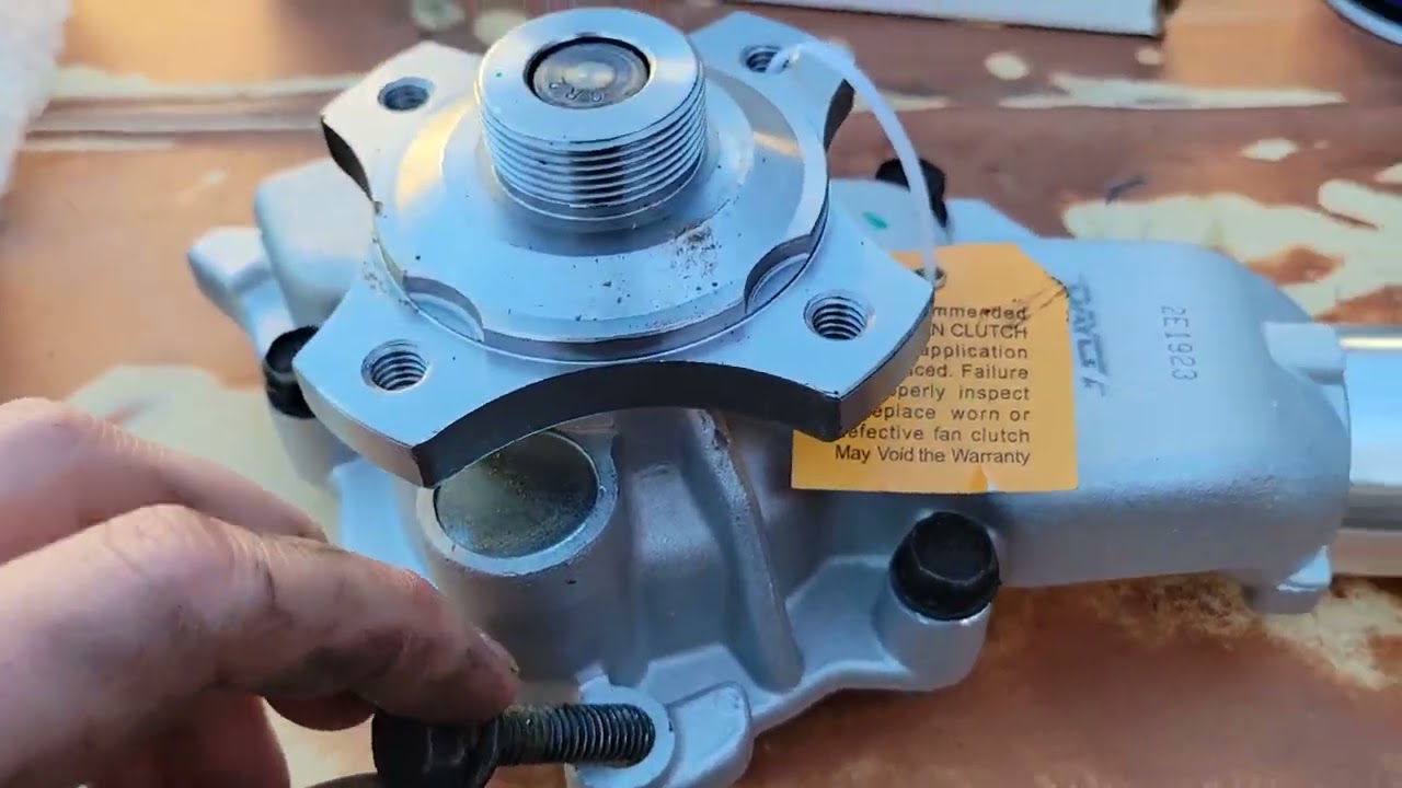 Water Pump Replace on 4.0 Jeep Grand Cherokee WJ