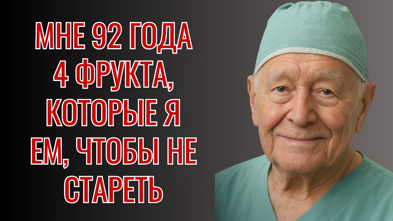 СЕКРЕТ МОЛОДОСТИ В 92 ГОДА! 4 ФРУКТА, КОТОРЫЕ УВЛАЖНЯЮТ КОЖУ И ОМОЛАЖИВАЮТ ИЗНУТРИ!