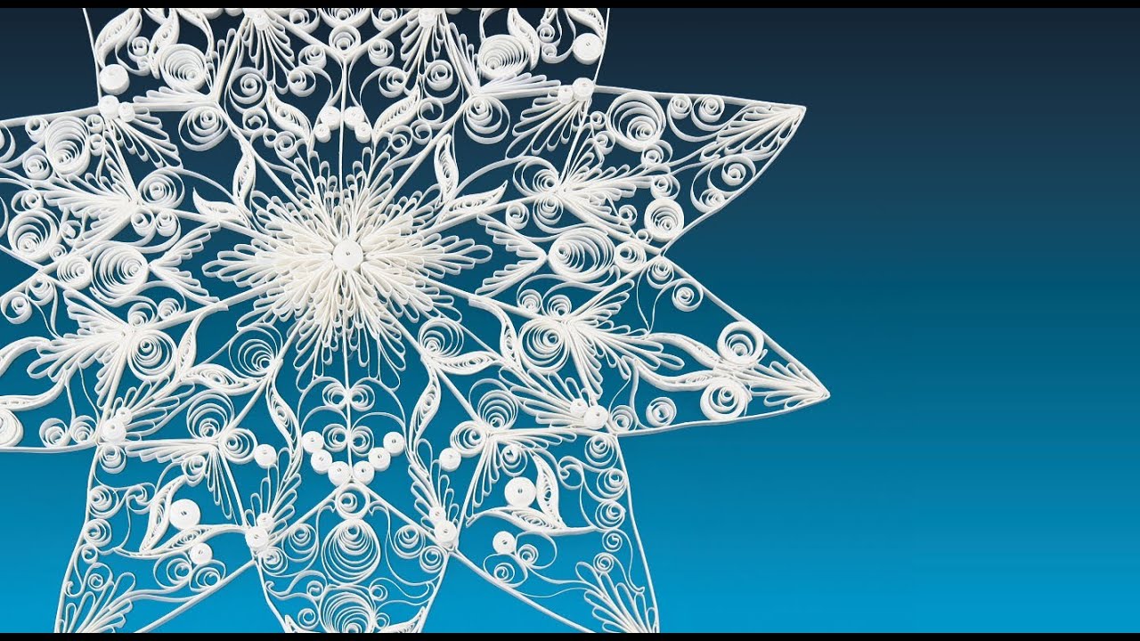 Quilling Star 24 - The Star of Gråsten