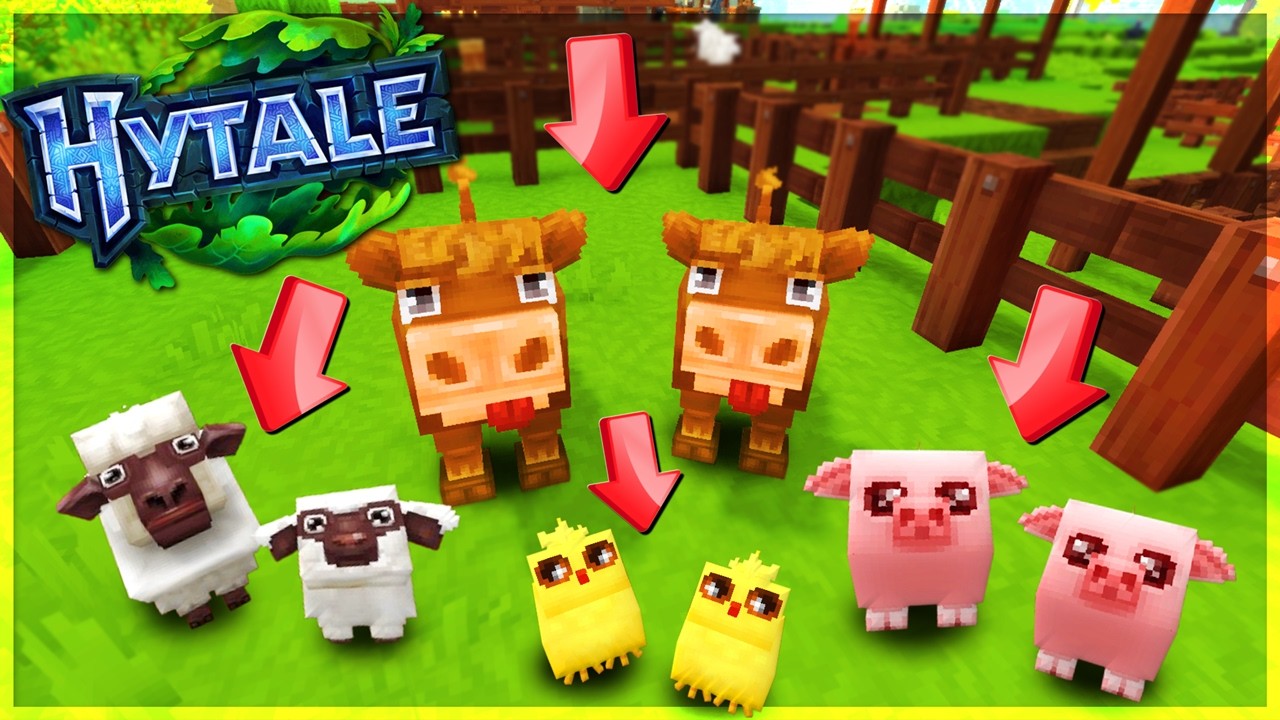 【Hytale】遂に動物を飼いならせるアップデート！！ハイテール実況プレイ！