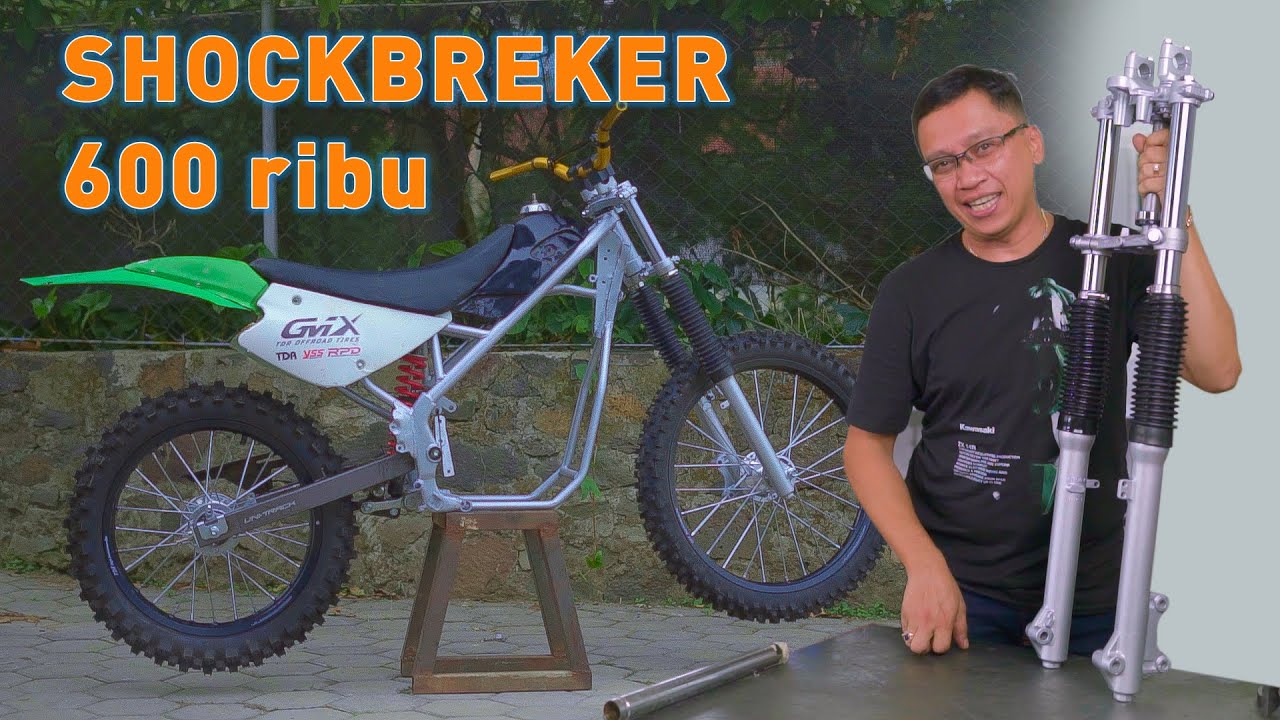 Bikin Motor Trail dengan Mesin Suzuki Satria FU - Chassis Jadi!