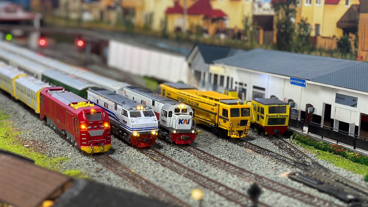 Anjlok lagi anjlok lagi❗️Drama kereta api panjang CC300,CC201 & CC204 anjlok di persilangan wesel