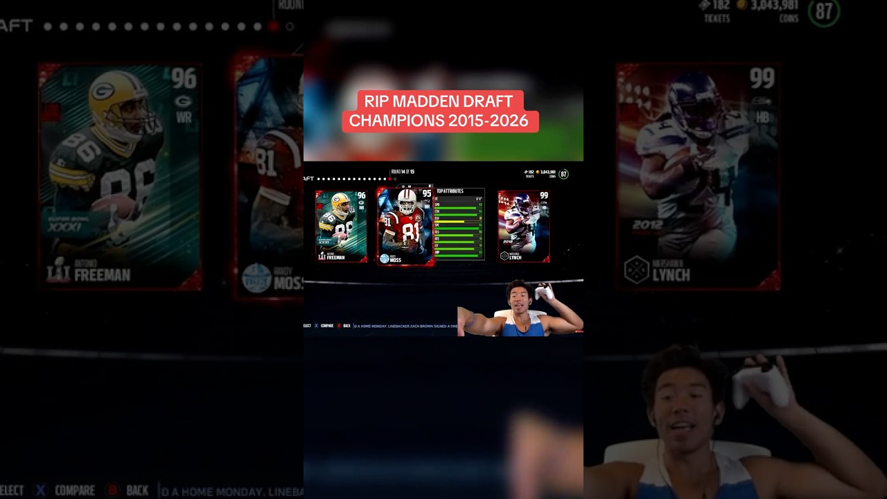 RIP Madden 2015-2026 💔