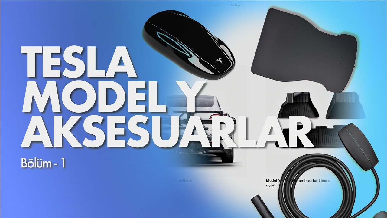 Tesla Model Y Aksesuarlar - B&ouml;l&uuml;m 1 - Giriş - Tesla Shop ve Teslimat | 4K | HDR | #Tesla -3