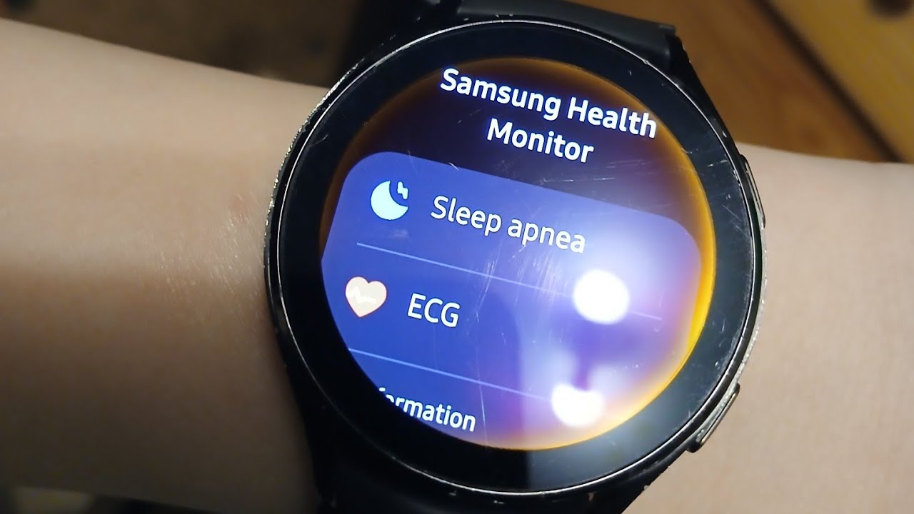 ECG on the Galaxy Watch4