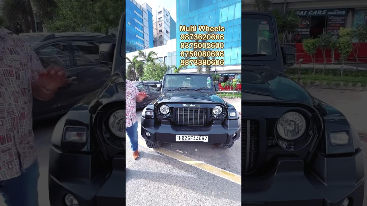 9k Running Thar For Sale at Multi Wheels NSP Delhi Contact Details in Video