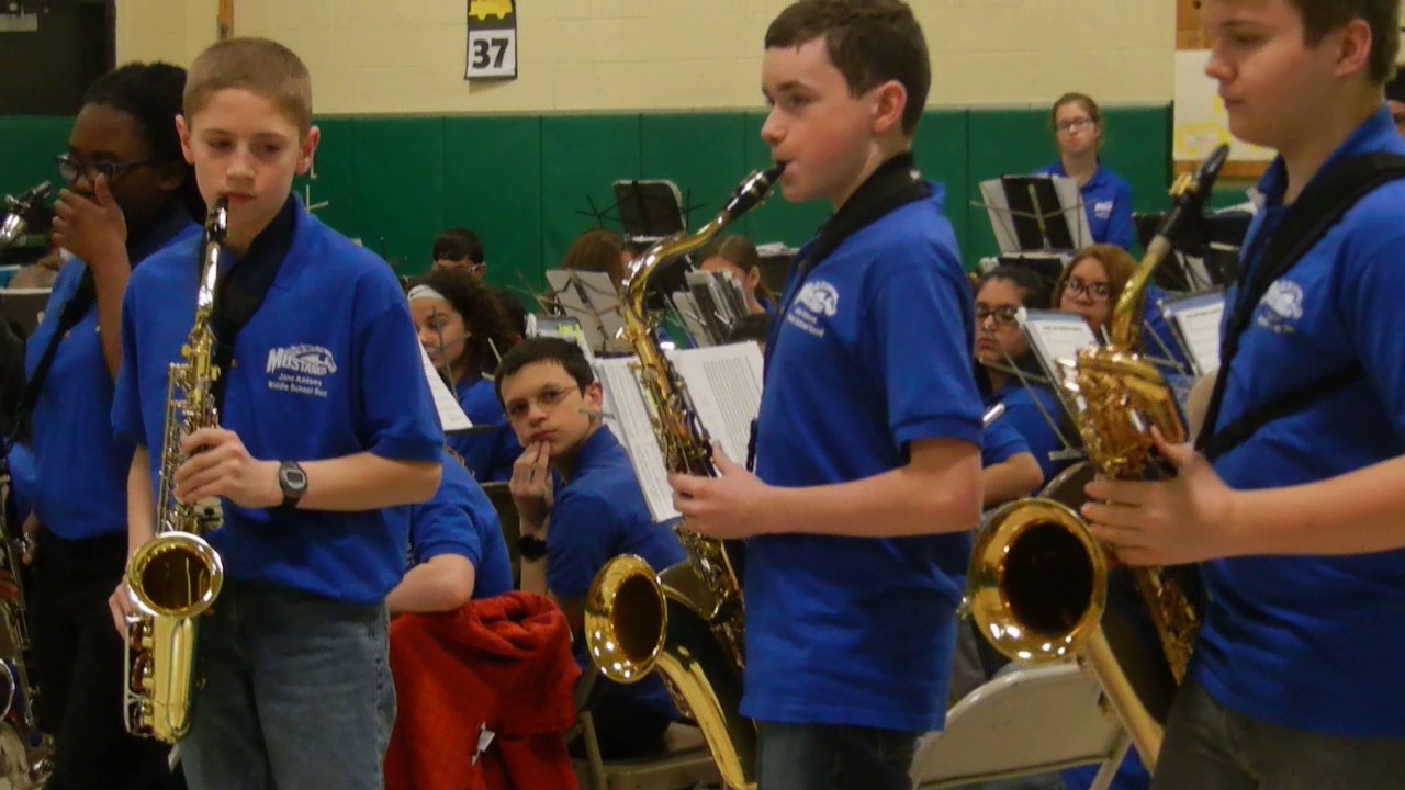 Jane Addams Middle School-Jamie McGee School Tour Introduction of Instruments March 2017