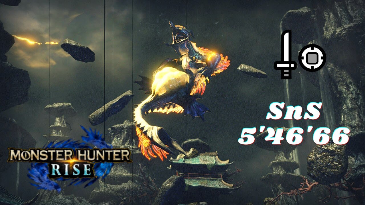 MH Rise : Thunder Serpent Narwa Solo (Sword and Shield) - 5'46''66