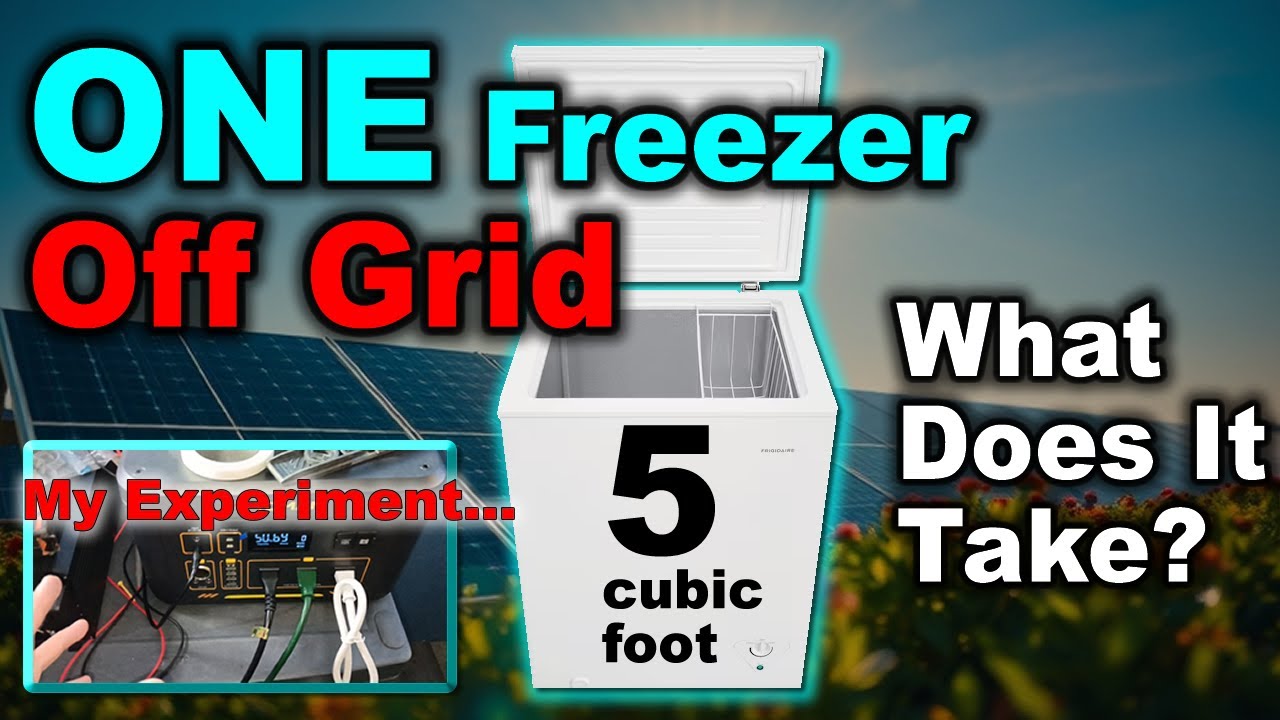 I tried to run my freezers off grid - and learned a lesson! Solar Reality using My #VTOMAN Jump 1800