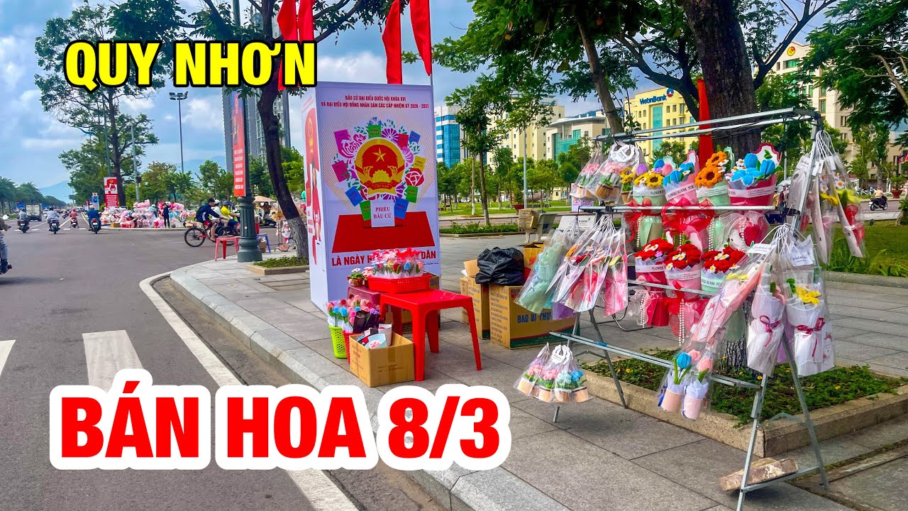 CẬP NHẬT QUY NHƠN BÁN HOA 8/3 (2026) | HOA BÁN NHIỀU LẮM