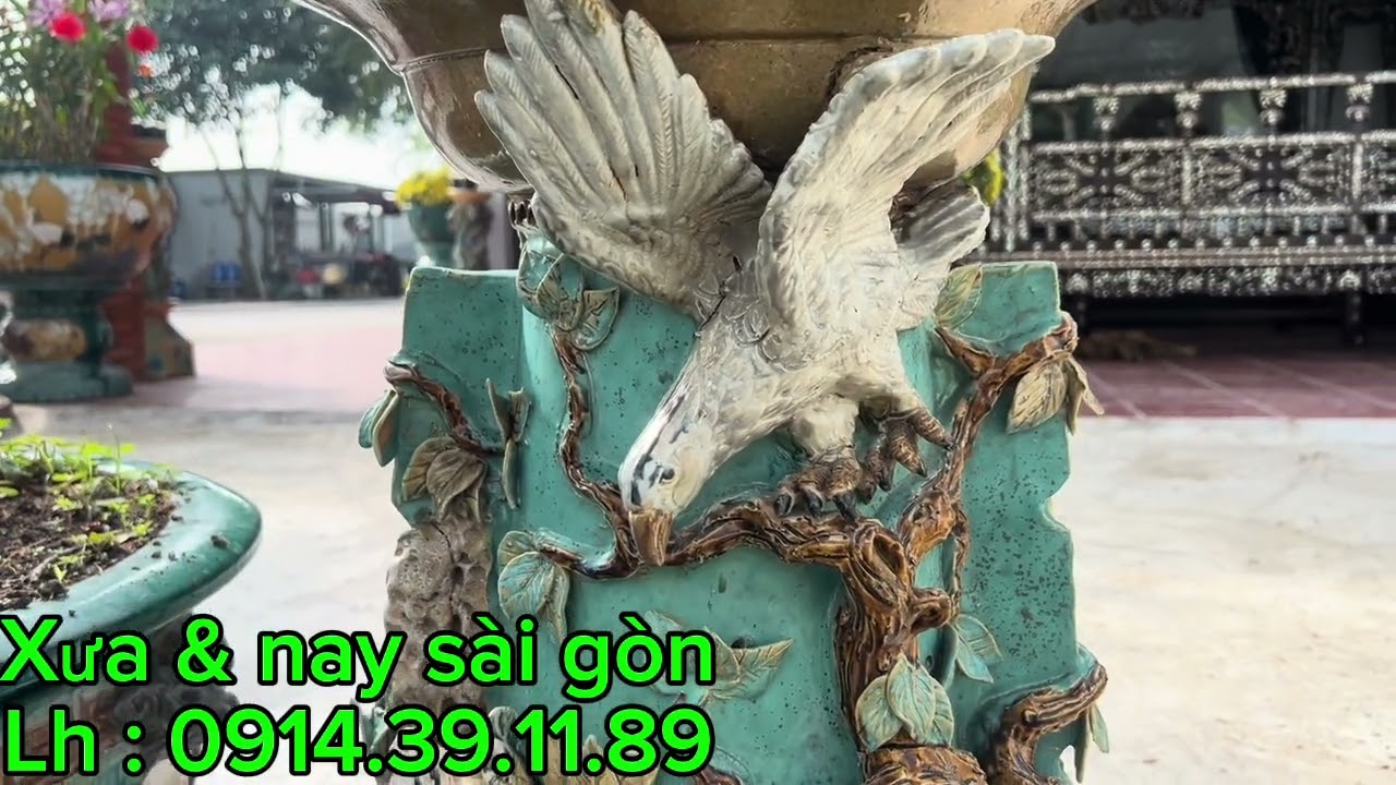 Giới thiệu về sân vườn.. Những mẫu đồ gốm xưa và bay