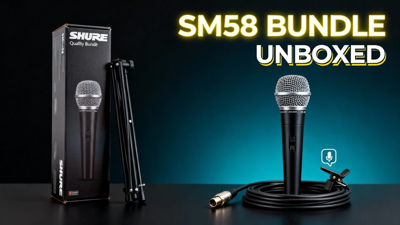 Shure SM58 Quality Bundle – Full Unboxing 🎤📦