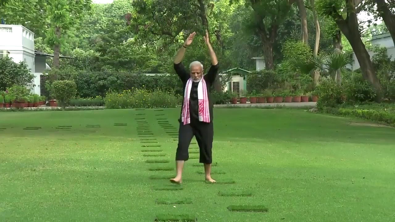 PM Modi'S Fitness Challenge Video