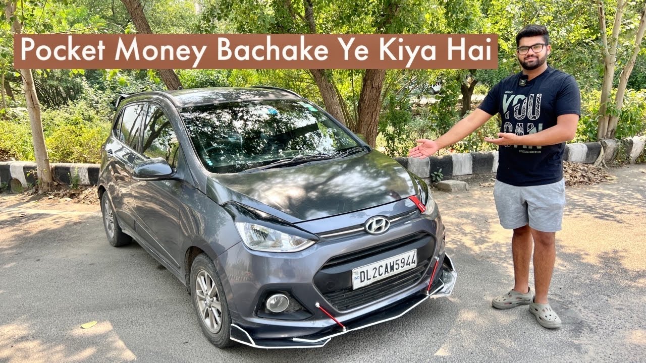 Saved His Pocket Money To Modify Hyundai Grand i10❤️👌