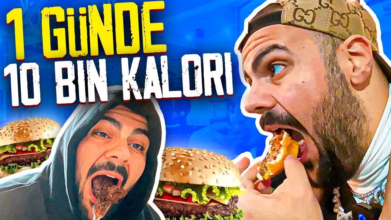 BİR GÜNDE 10.000 KALORİ ALDIM (CHEAT DAY VLOG)