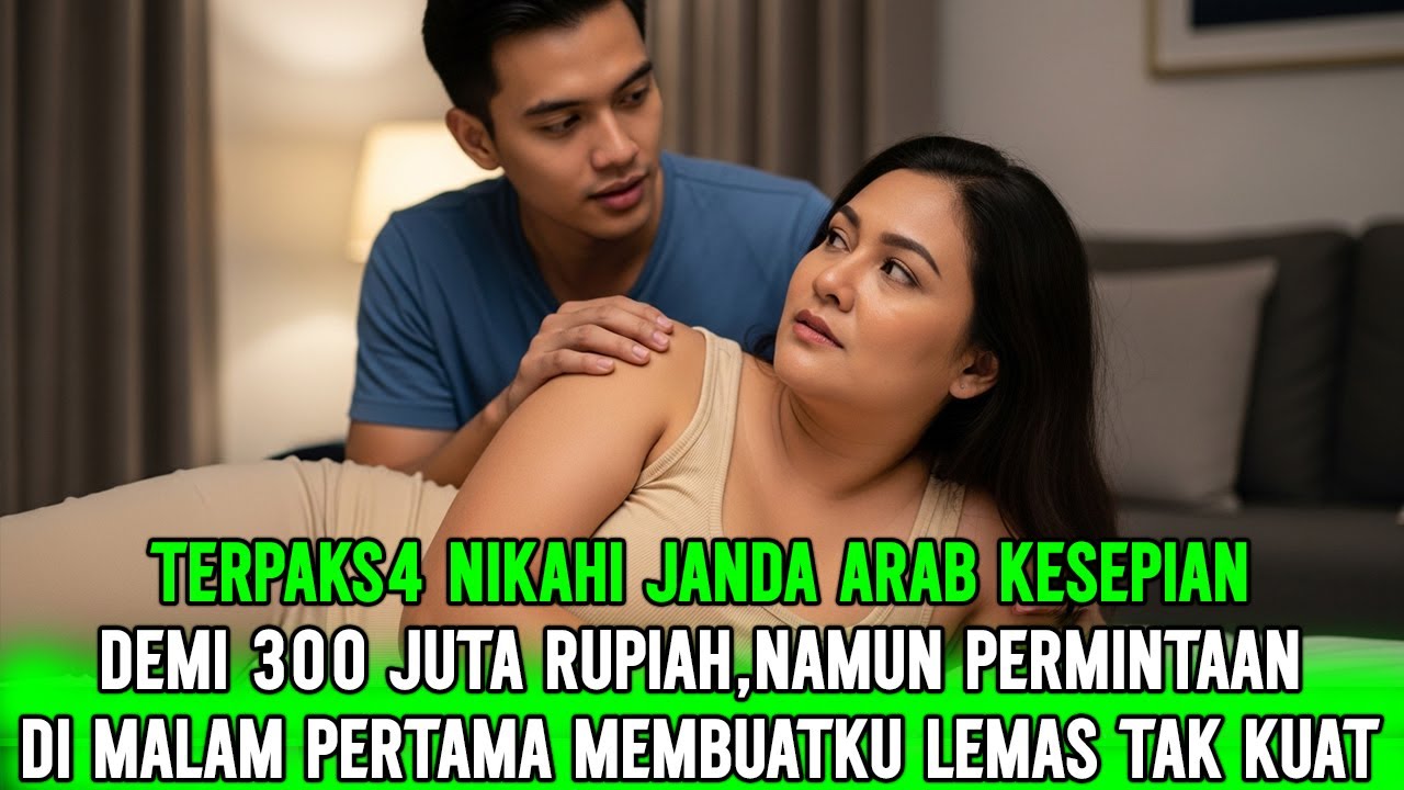 TERPAKS4 nikahi Janda Arab Kesepian Demi Uang 300 Juta‼️ Permintaan diMalam Pertama Buatku Lemas...