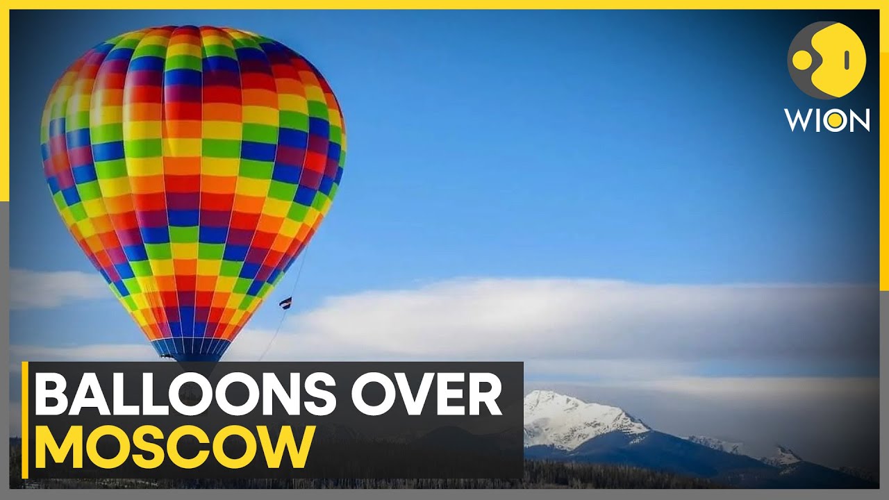 Russia: Winter Hot Air Balloon Festival Lights Up Moscow Region | WION