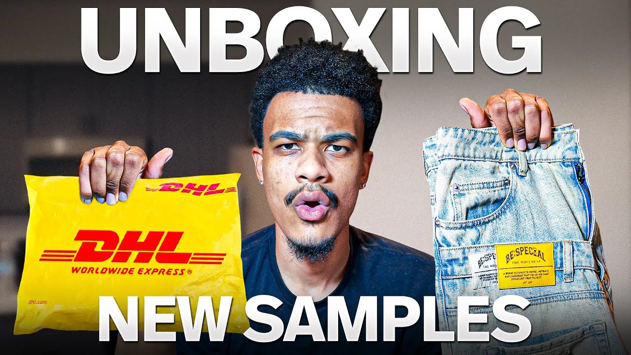 Unboxing New Samples For My Clothing Brand!