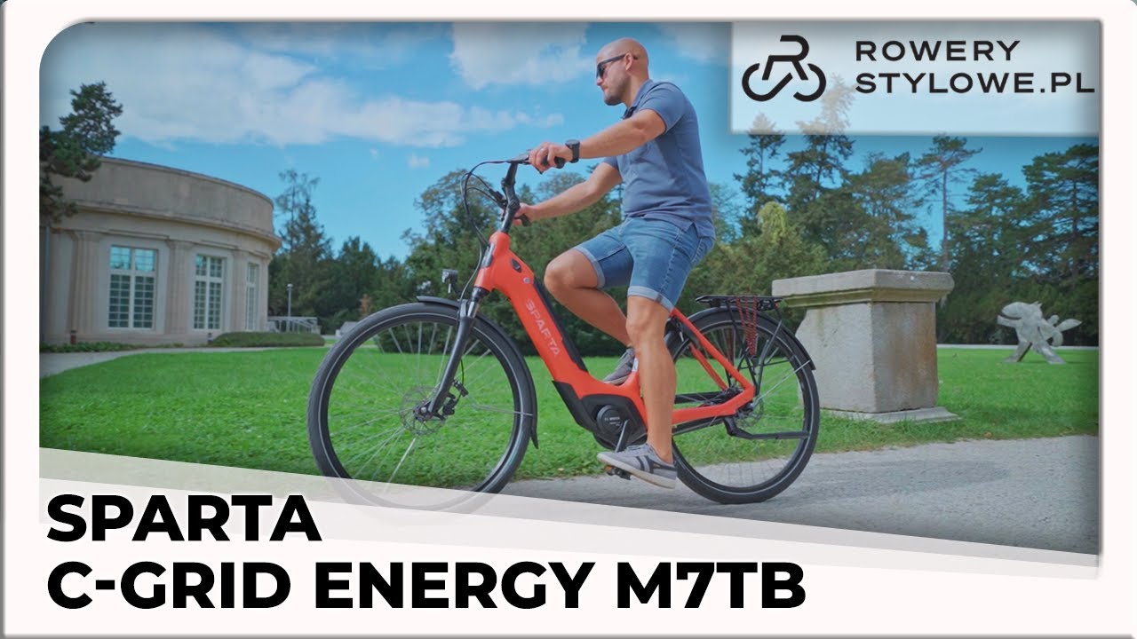 Wygodny rower elektryczny Sparta C-grid Energy M7TB - na Bosch Active Line Plus