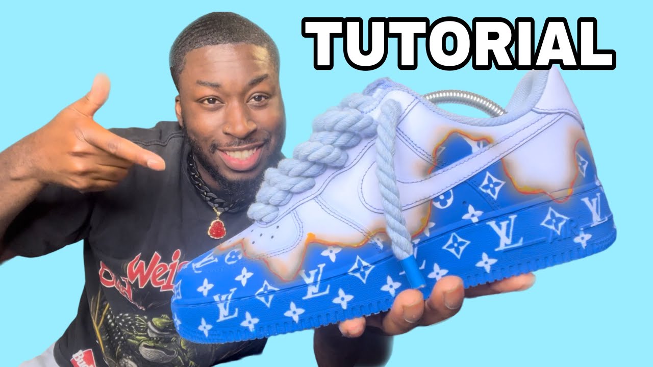 Пользовательские LV BURNING PAPER Airforce Ones, полное руководство