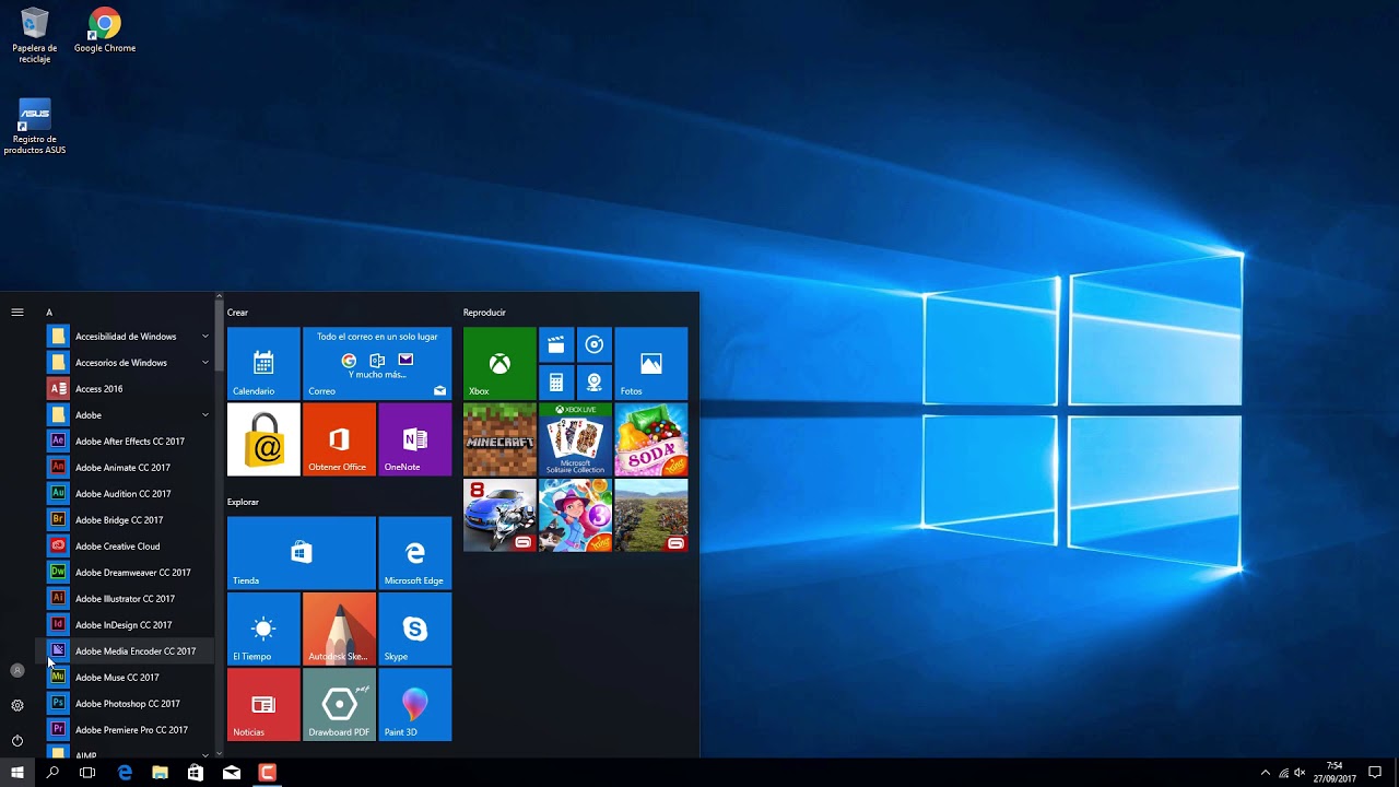 Administración de cuentas de usuario en Windows 10
