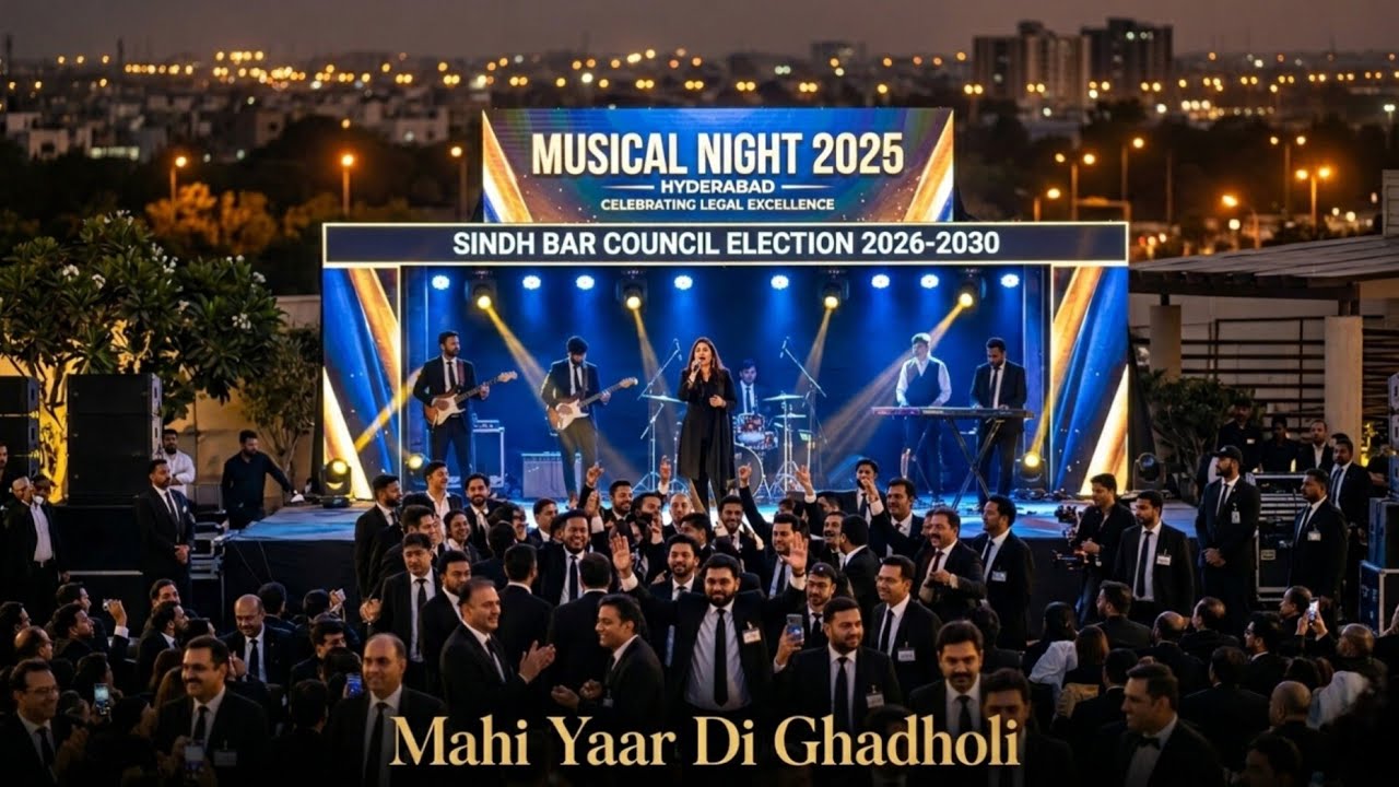 Mahi Yaar Di Ghadholi | Mekah Marvi | Sindh Bar Council Election 2026-2030 | Hyderabad Musical Night