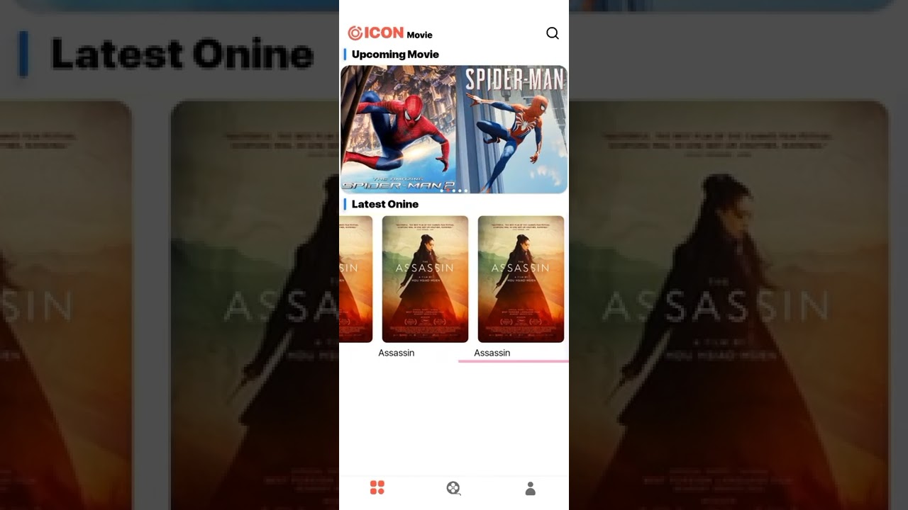 Icon movie app first look.....