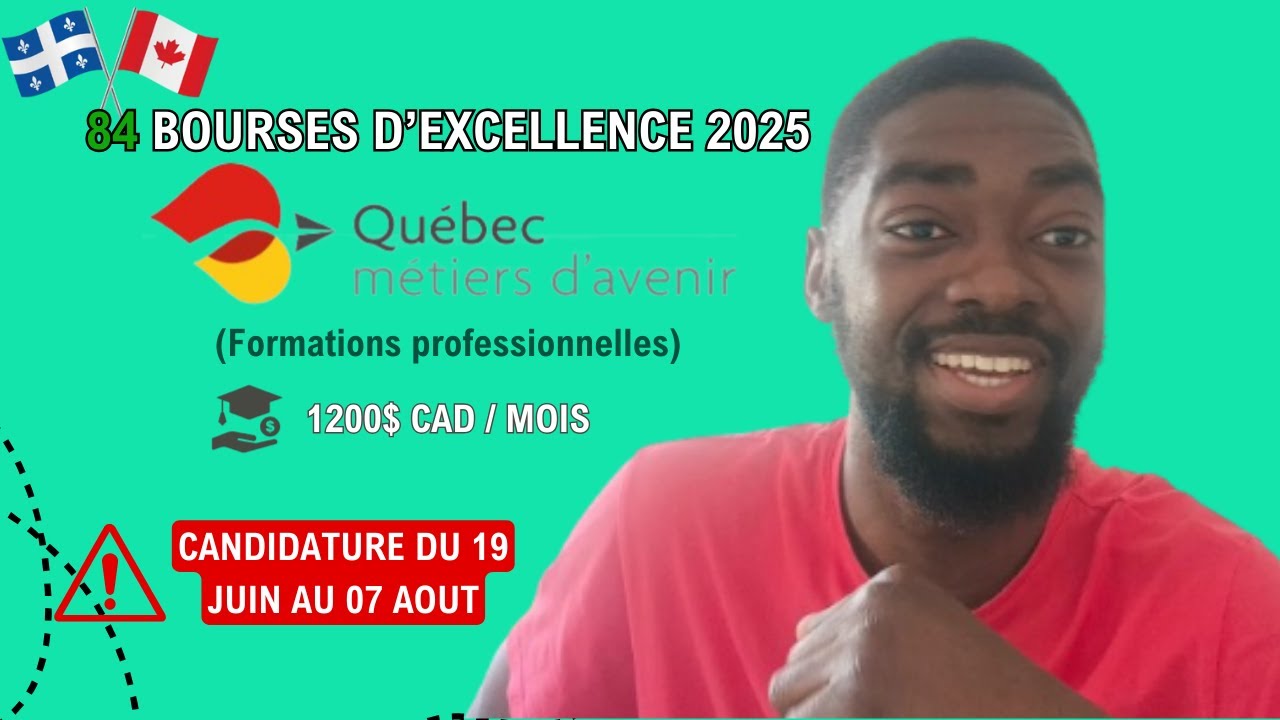 Bourse d'Excellence Québec Métier d'Avenir 2025 -  Lancement Officiel