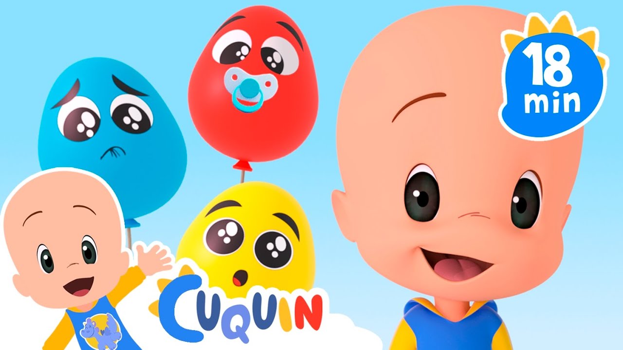 Baby Colorful Balloons | Learn with Cuquin