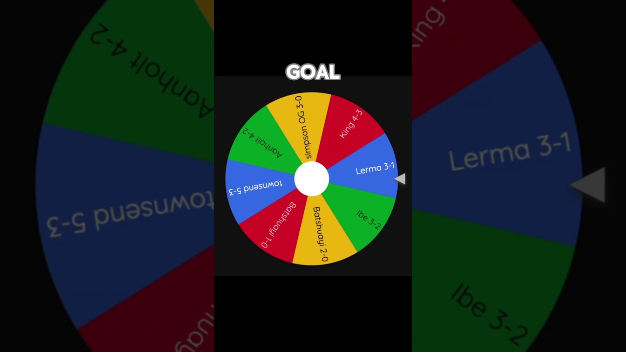Wheel Decides Random Premier League Goal- Part 6 ⚽️