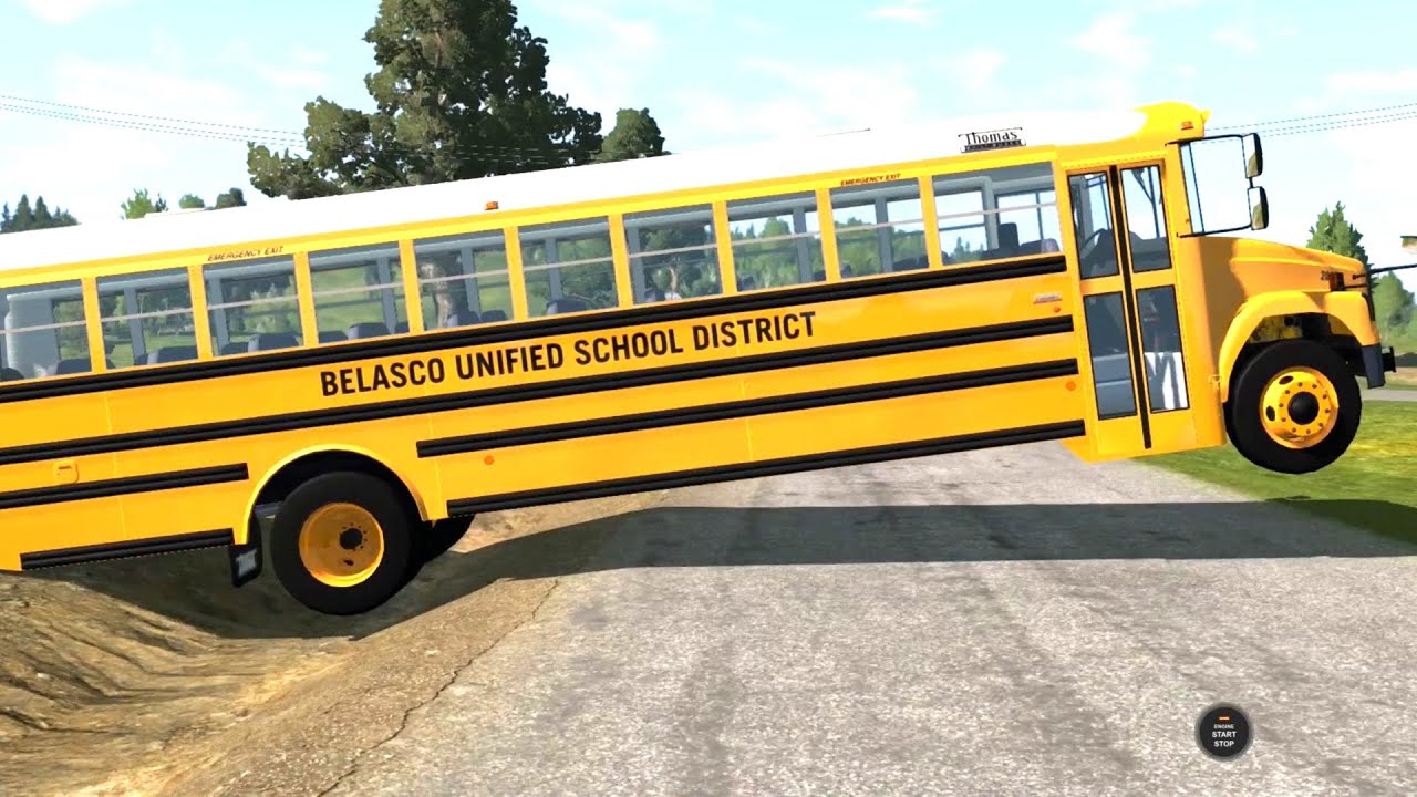 BeamNG Drive - Freightliner FS 65 School Bus on East Coast USA