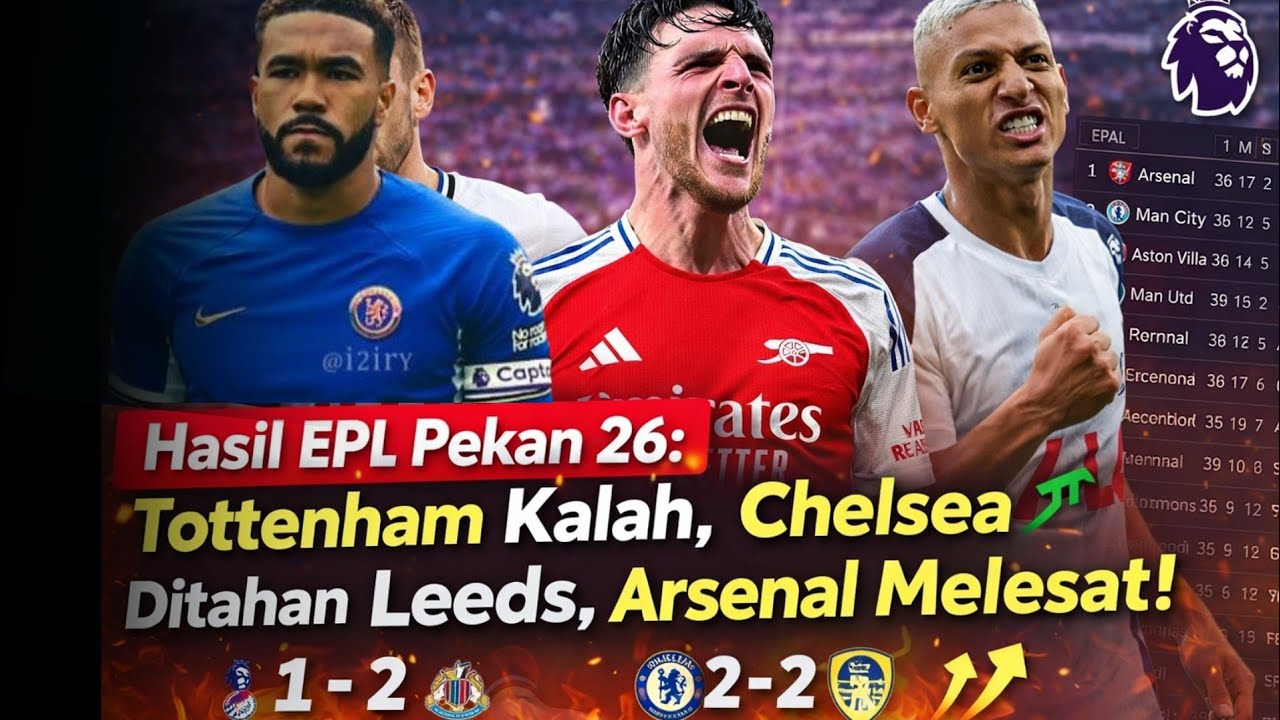 SPURS TUMBANG! Newcastle Menang Dramatis, Arsenal Makin Kokoh di Puncak 🔥