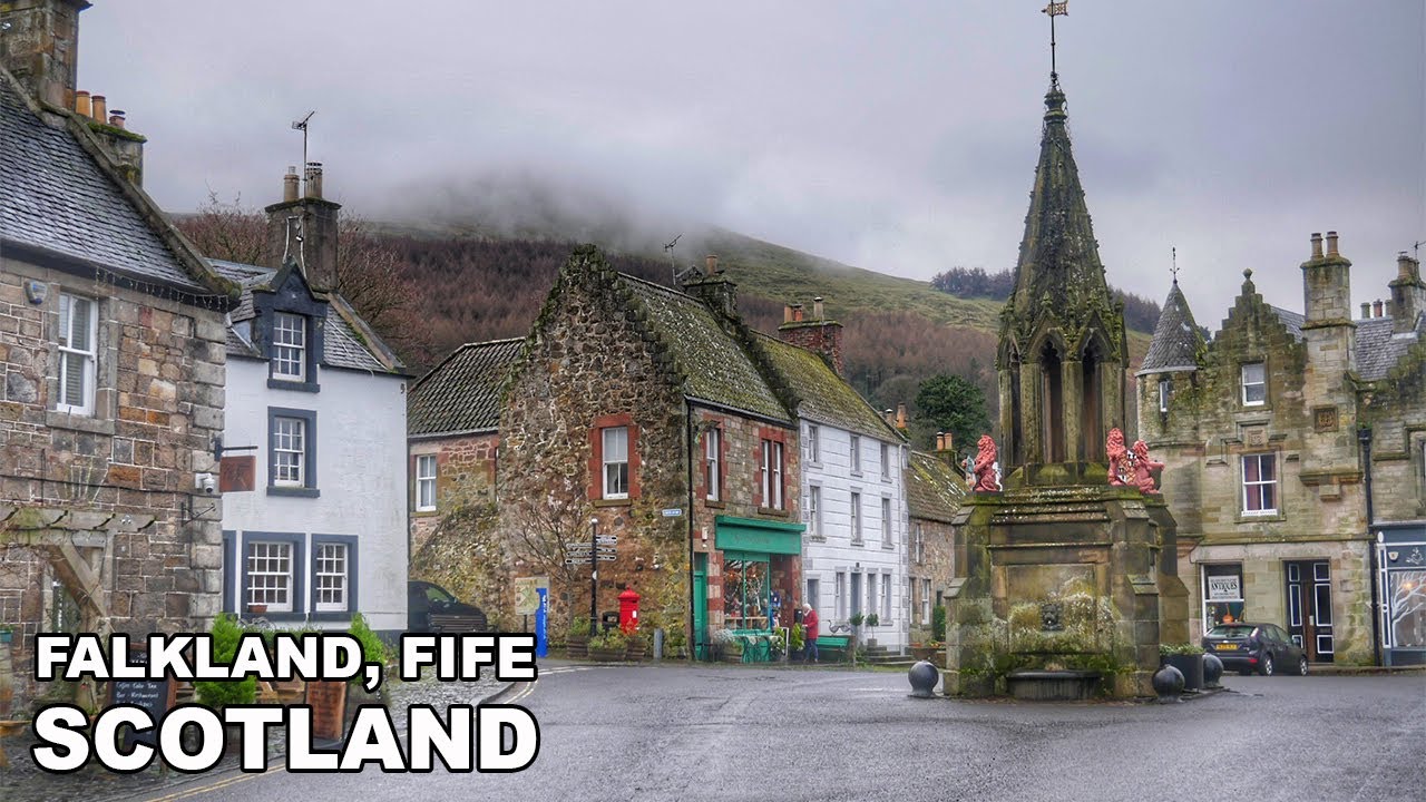 Falkland, Fife Walking Tour | Outlander Filming Locations | Scotland in 4K