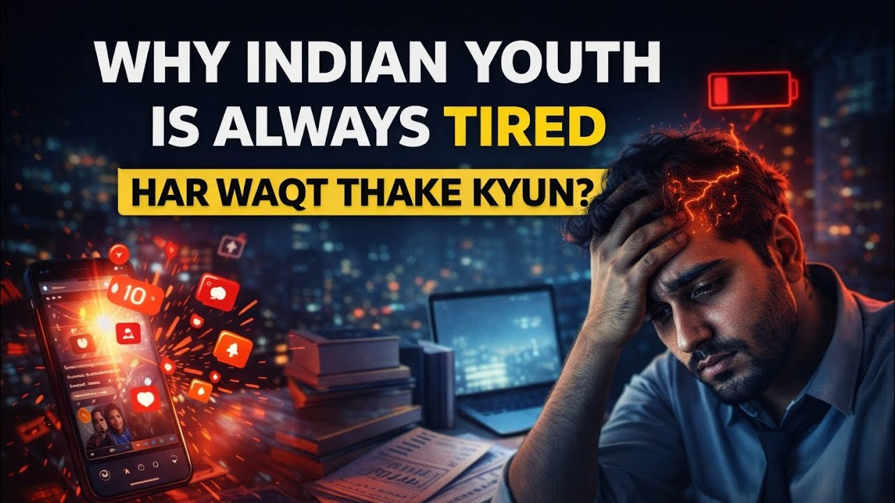 Why Indian Youth Is Always Tired | The Burnout Generation Explained.