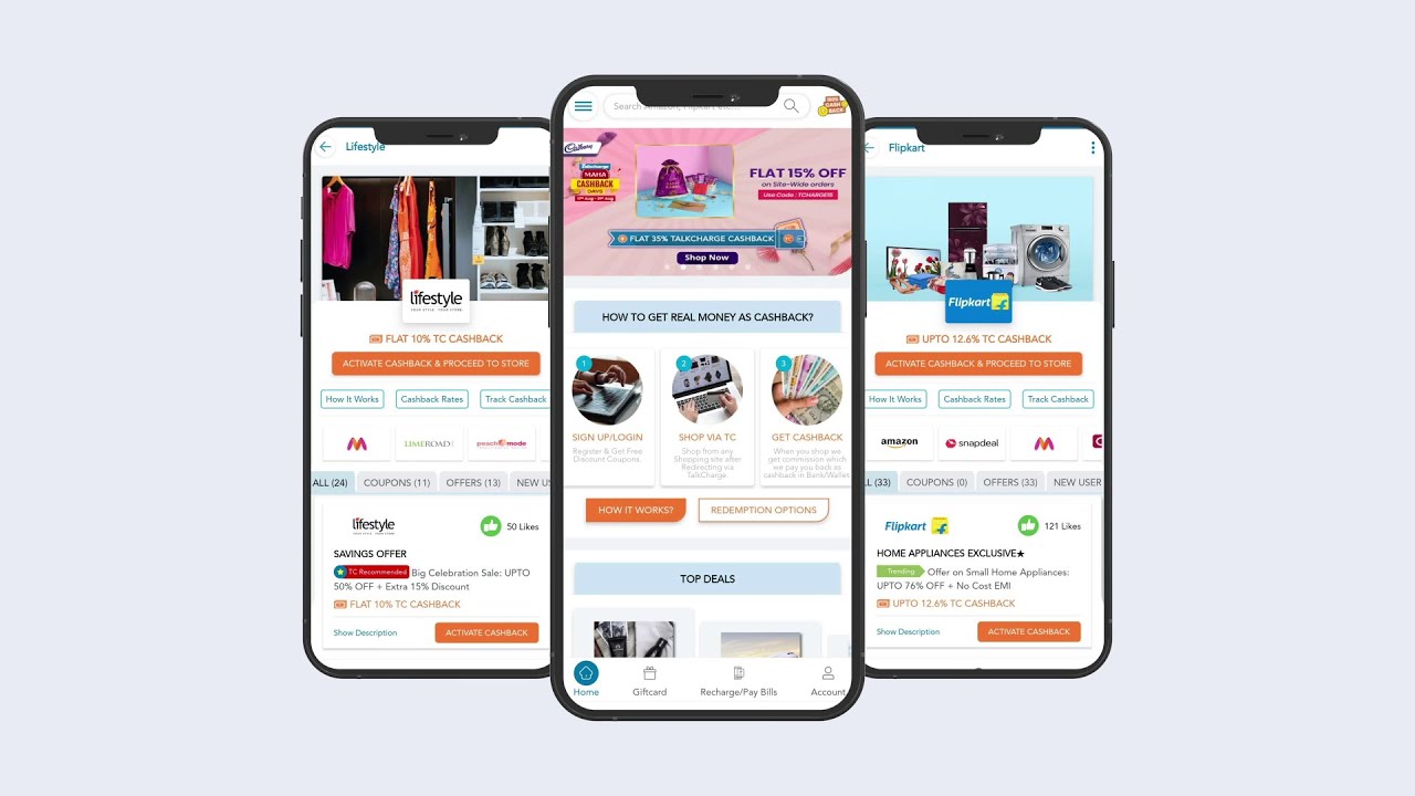 #TalkCharge The Extra Cashback App | Save Big on your Shopping